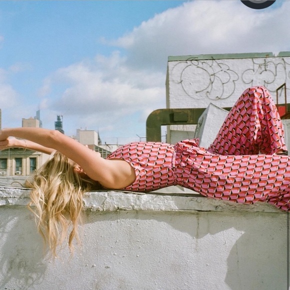 NWOT DVF geometric jumpsuit - Picture 12 of 12